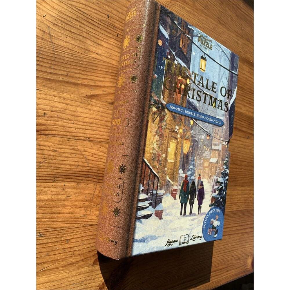 Professor Puzzle Double Sided "The Tale of Christmas Jigsaw Puzzle 500 Piece NWT - Picture 6 of 12